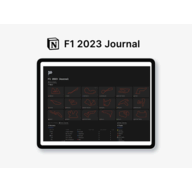 F1 2023 Journal Notion Template