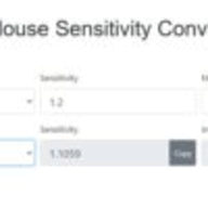 Mouse Sensitivity Converter