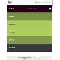 Vocso Color Palette Generator